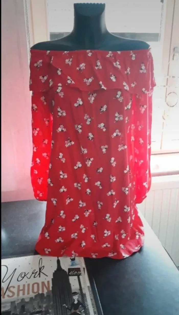 Robe épaules dénudées H&M - photo numéro 5