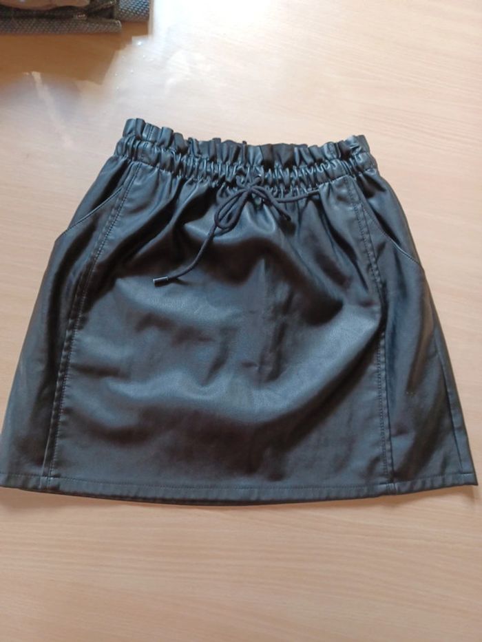 Jupe teddy Smith simili cuir