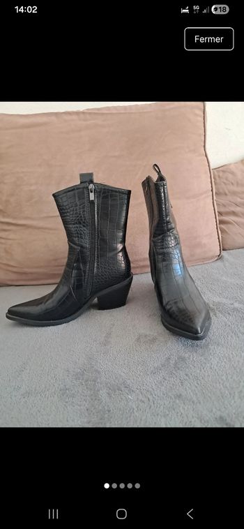 Bottine pointu élégantes - Taille 36 - Neuve sans étiquettes 