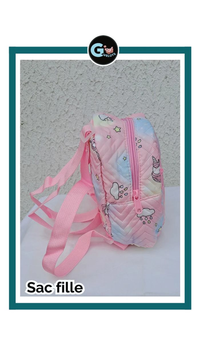 🦚Sac à dos fille - photo numéro 3