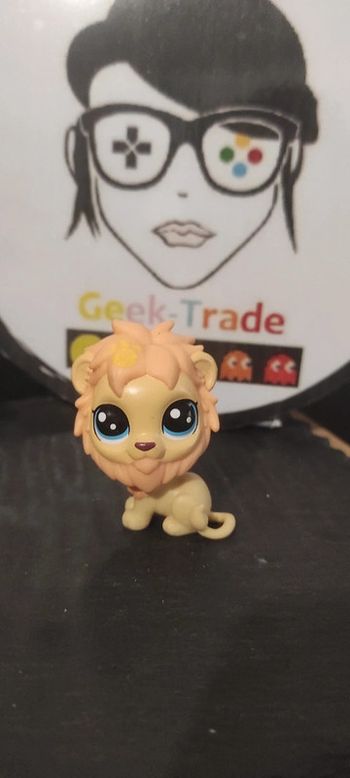 lps petshop Sweet Ginger Lion Lucky Fortune Crew Figure Littlest Pet shop G7
