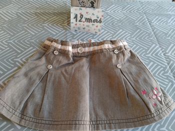 Jupe chevrons brodée