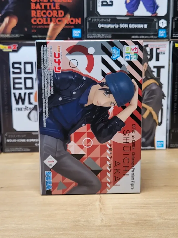 Figurine Détective Conan Shuichi Akay Lay Down Version Chokonose Luminasta Sega - photo numéro 2