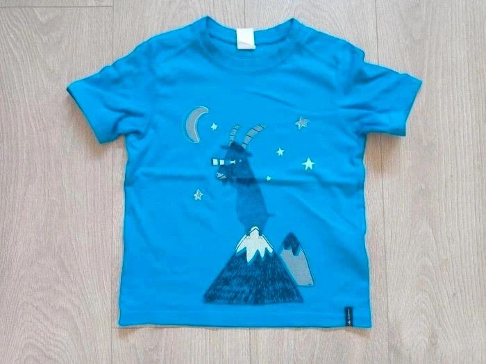 Tee shirt bleu Quechua Decathlon 5 ans