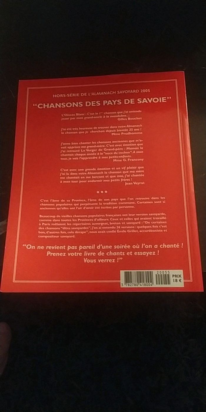 Chansons chantées en pays de Savoie - photo numéro 2