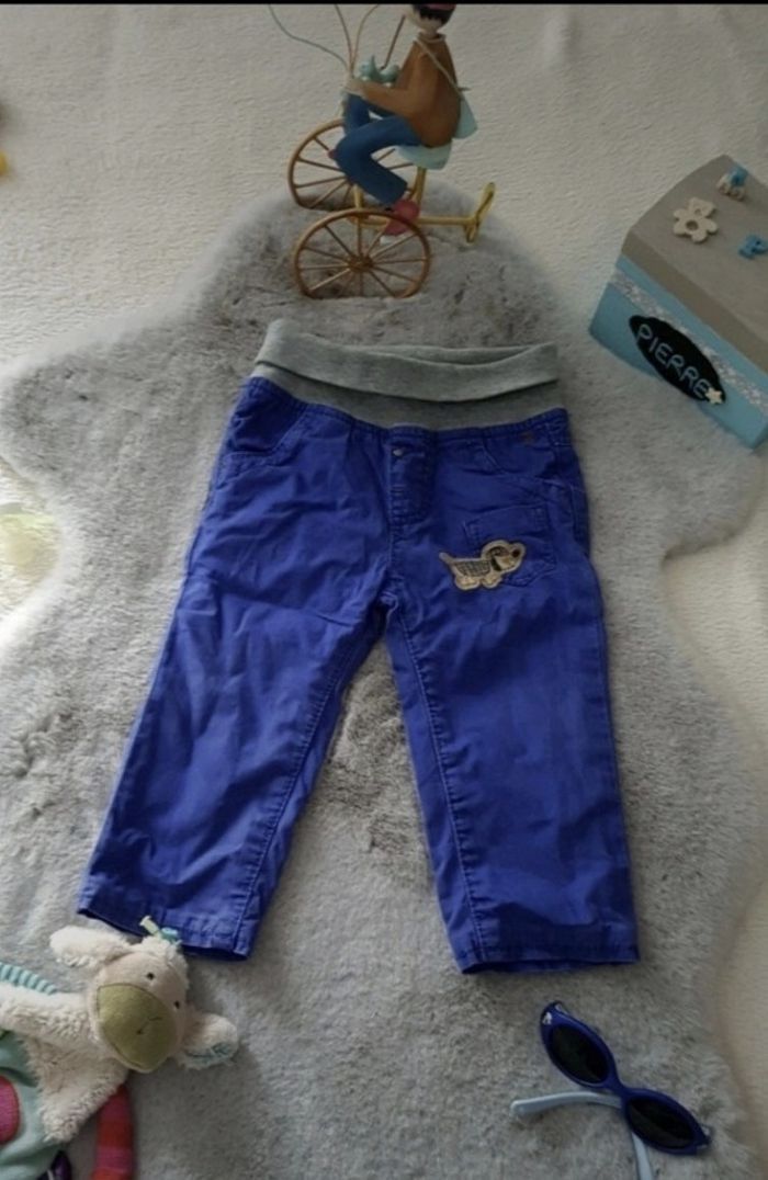 Pantalon bleu électrique Esprit 9 moist - photo numéro 2