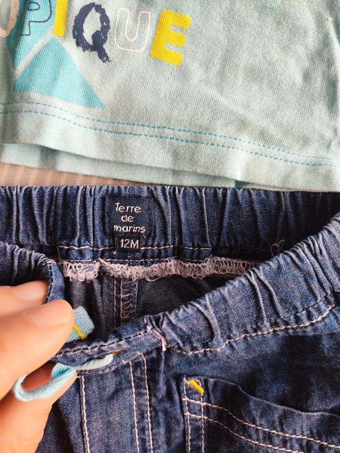Ensemble polo et short été garçon 12 mois – Terre de Marins - photo numéro 6