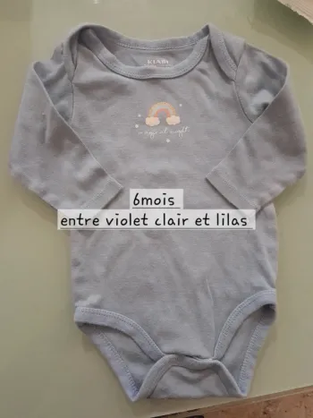 Body fille ml 6 mois