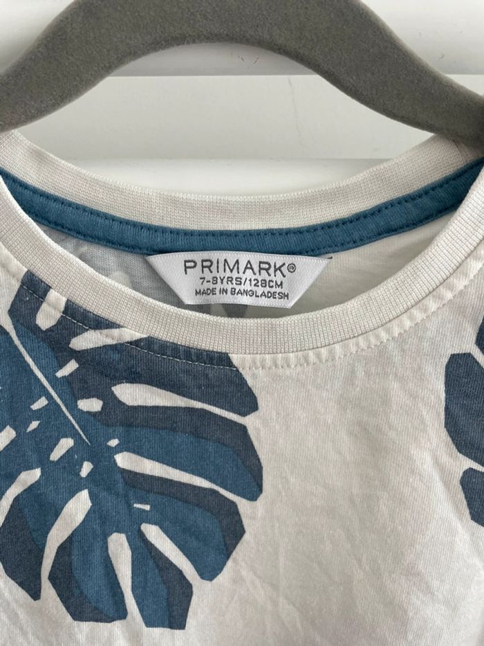 Tee-shirt Primark 100% coton 7/8ans - photo numéro 3
