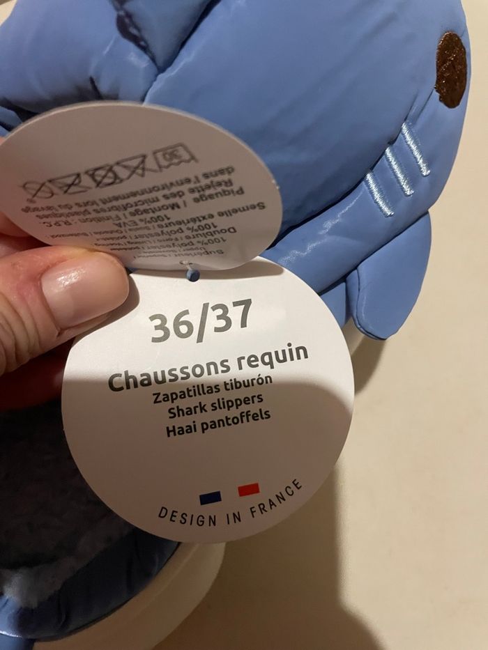 Chausson polaire requin - photo numéro 3