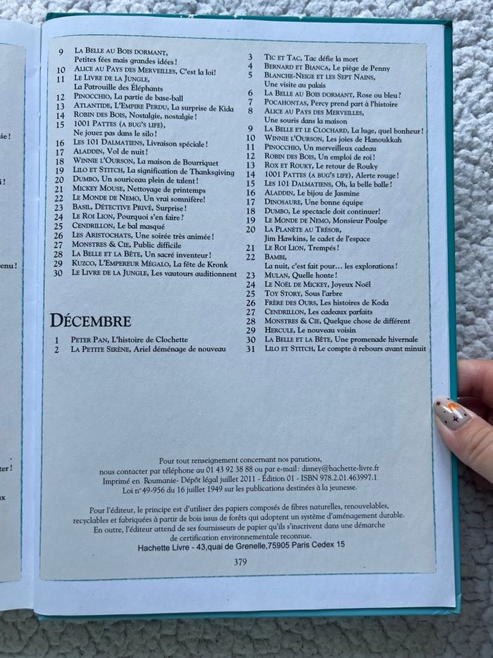 365 Histoires pour le soir Tome 1 Disney - photo numéro 10