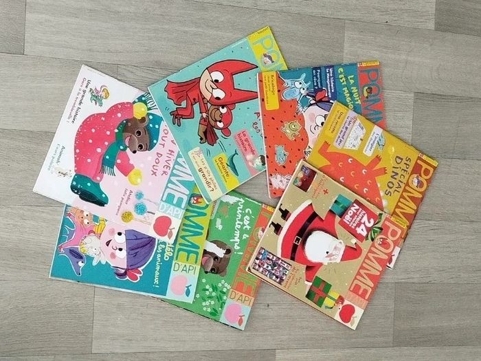 Lot de 7 magazines Pomme d’Api année 2018 L017  7582875677 - photo numéro 2
