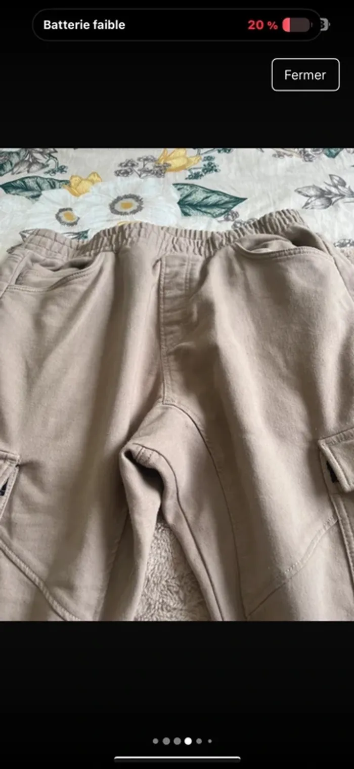 Pantalon beige 46 - photo numéro 2