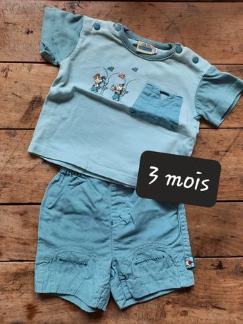 Ensemble tee-shirt et short 🩵 Sergent Major