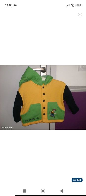 Veste bébé garçon 12 mois