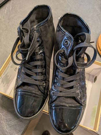 Baskets Montantes a sequins taille 38