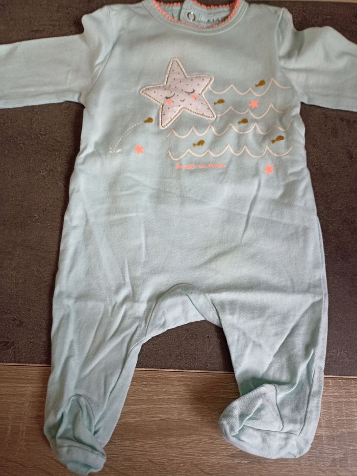 Pyjama léger bleu Turquoise - photo numéro 3