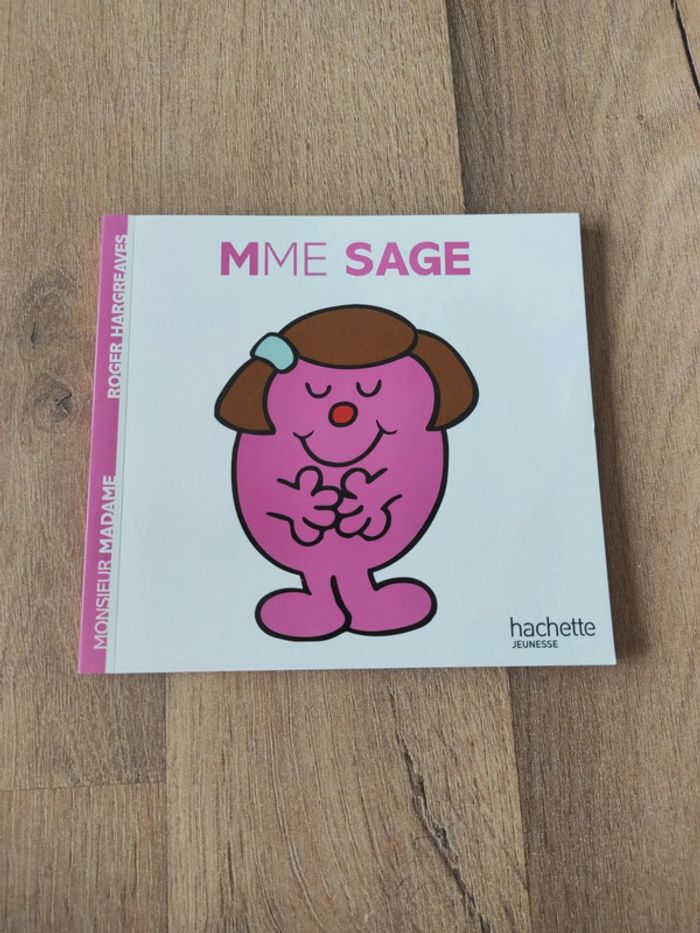 Livre : Mme sage