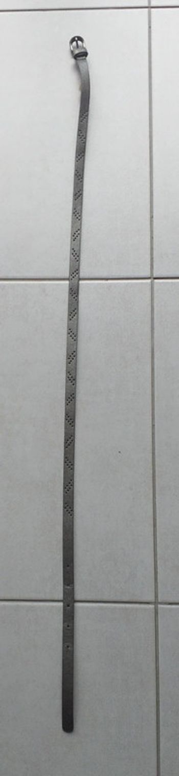 Ceinture gris pailleté