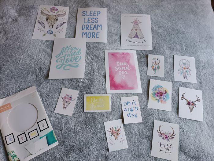 Lot de posters déco murale bohème - photo numéro 3