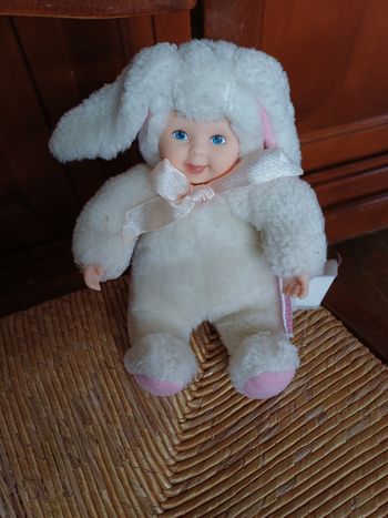 Poupée lapin anne geddes 15 cm