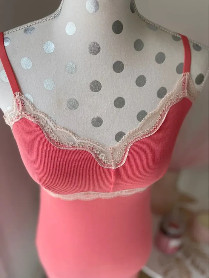 Nuisette corail taille xs neuf étiqueté - photo numéro 3