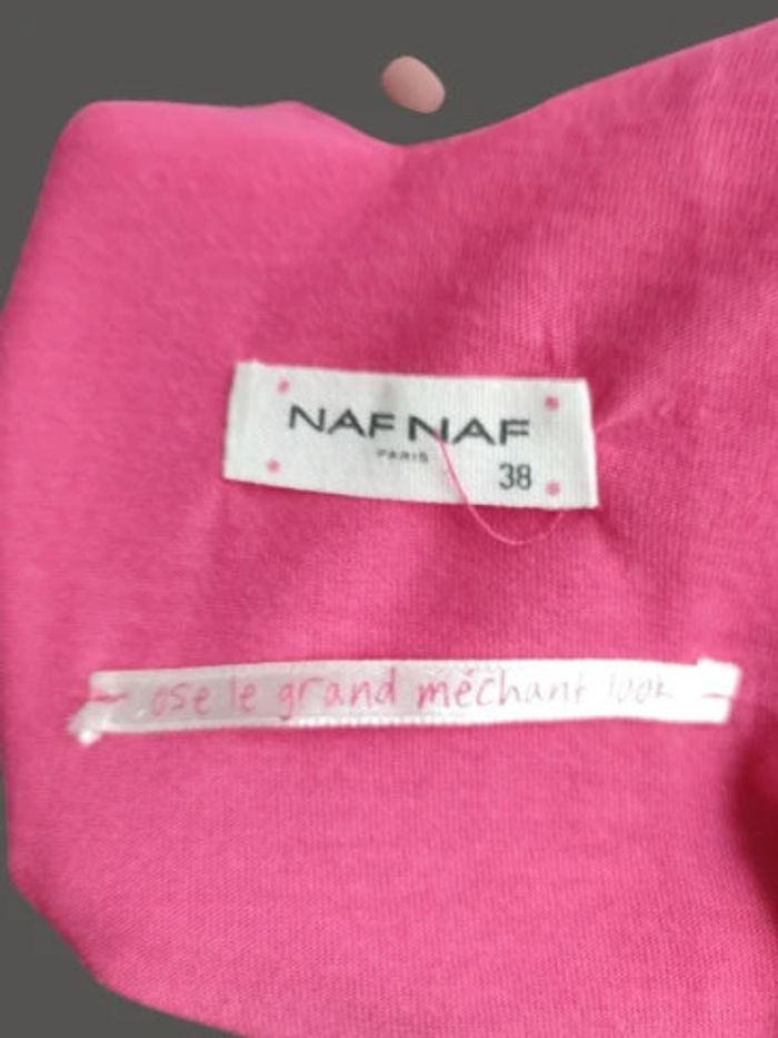Robe rose Naf Naf 38 portée 1 fois - photo numéro 7