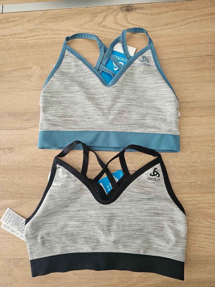 Brassière sport ODLO réversible Seamless femme 36 38 taille S - photo numéro 8