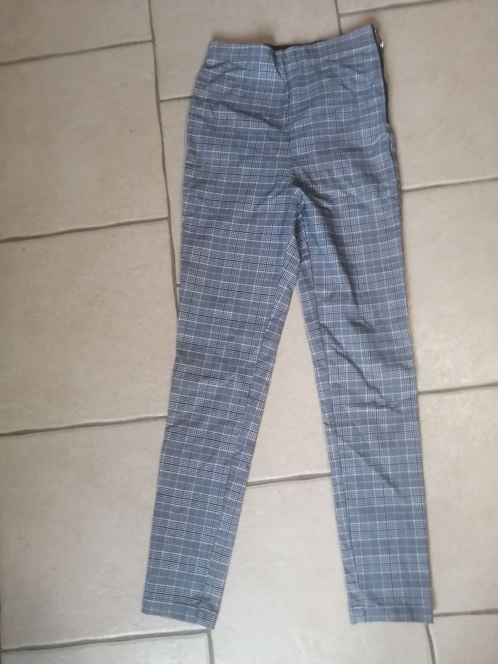 Pantalon à carreaux