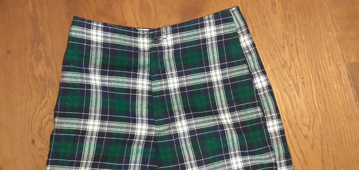Pantalon carreaux tartan vert - photo numéro 3