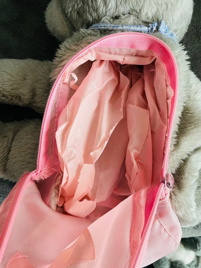 Sac à dos ours gris vintage collection MTL - photo numéro 8