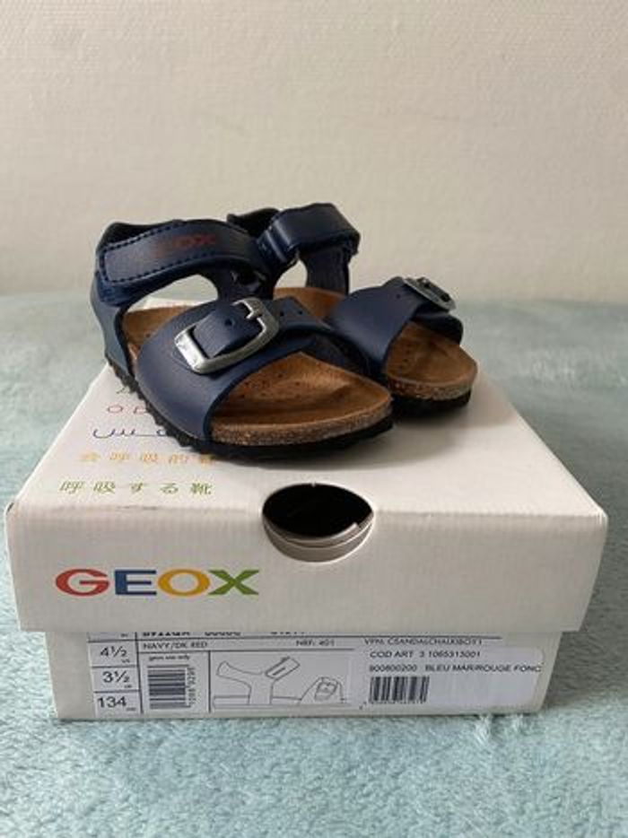 Sandales Geox bébé cuir taille 20 - photo numéro 3