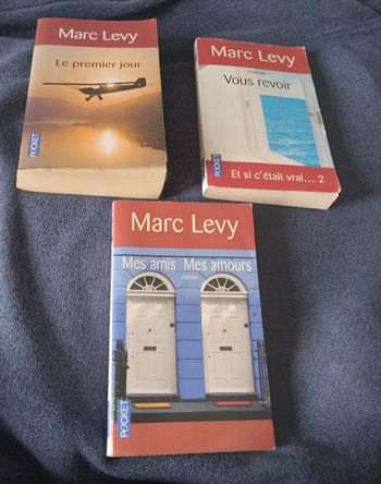 Lot 3 livres de Marc Levy