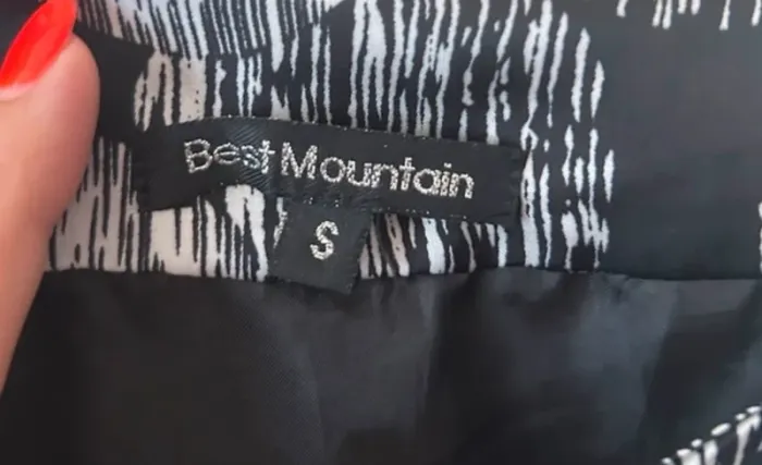 Best mountain robe courte été imprimer noir et blanc femme, taille S/36 - photo numéro 2
