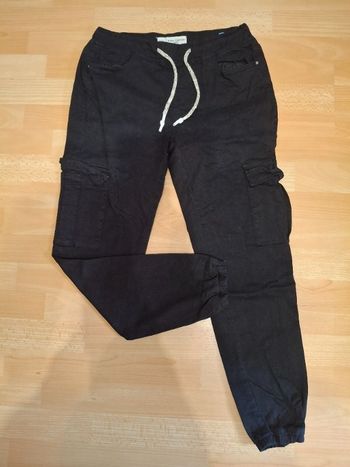 Pantalon cargo noir Nina Carter T40 L