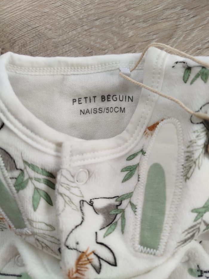 Pyjama petit béguin naissance 50 cm neuf - photo numéro 4