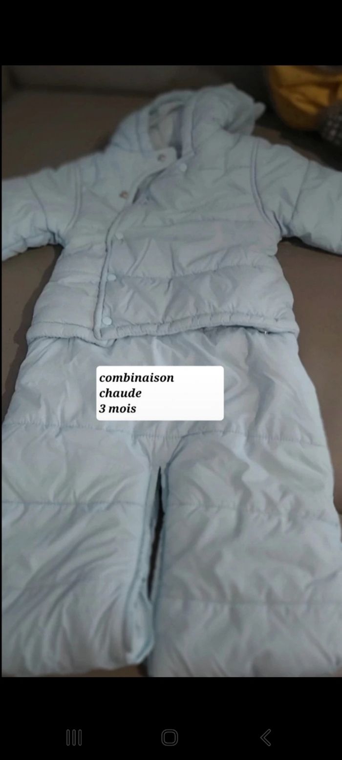 Combinaison manteau 3 mois in extenso
