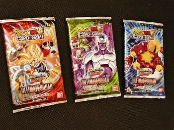 Lot 3 Boosters Dragon Ball Z Super CG Unison Warrior 8 (B17) - Neufs jamais ouvert