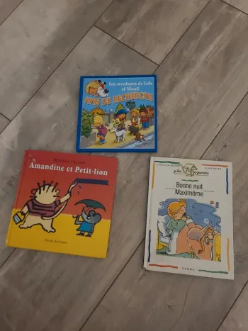 3 livres enfant