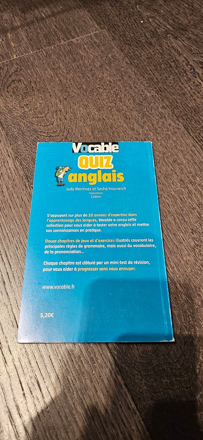 Livre anglais quizz et jeux - photo numéro 2