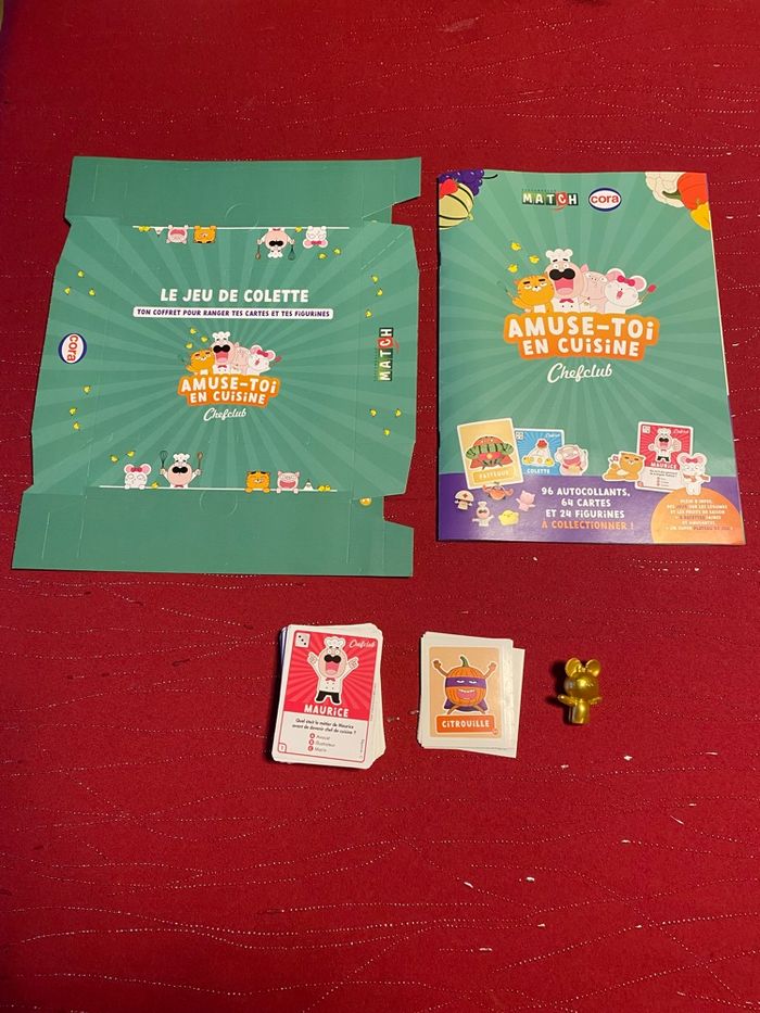 Lot Collector cora/ match amuse- toi en cuisine chefclub