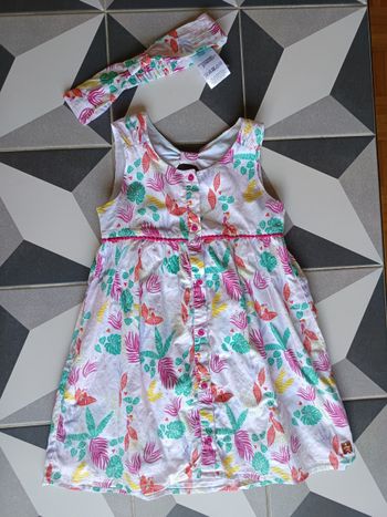Ensemble robe et bandeau Carrément Beau 4 ans