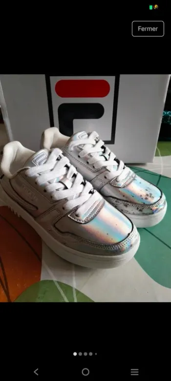 Superbes sneakers baskets femme marque Fila pointure 36