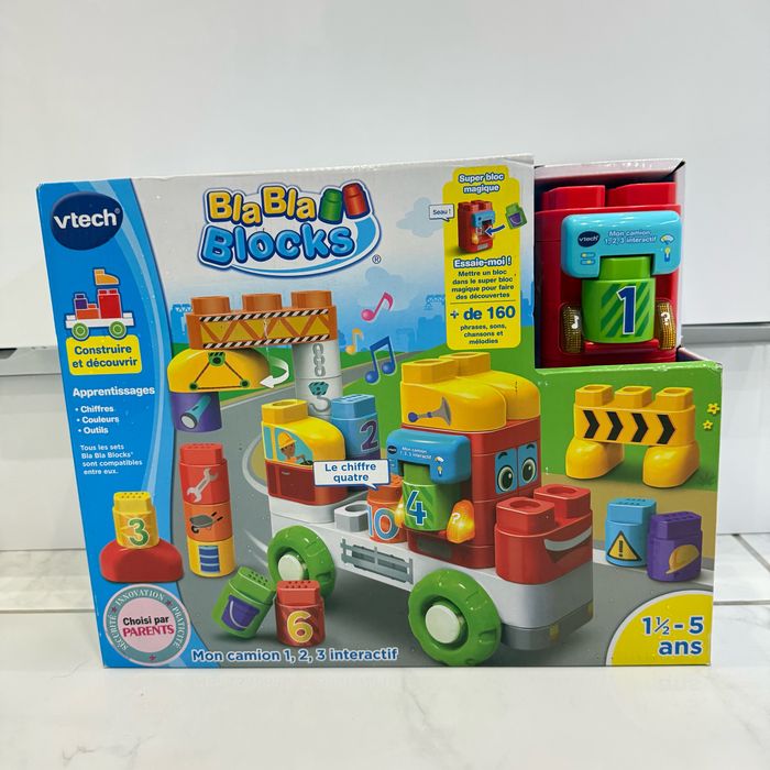 VTech - Bla-Bla-Blocks - Mon Camion 1,2,3 interactif. Neuf.
