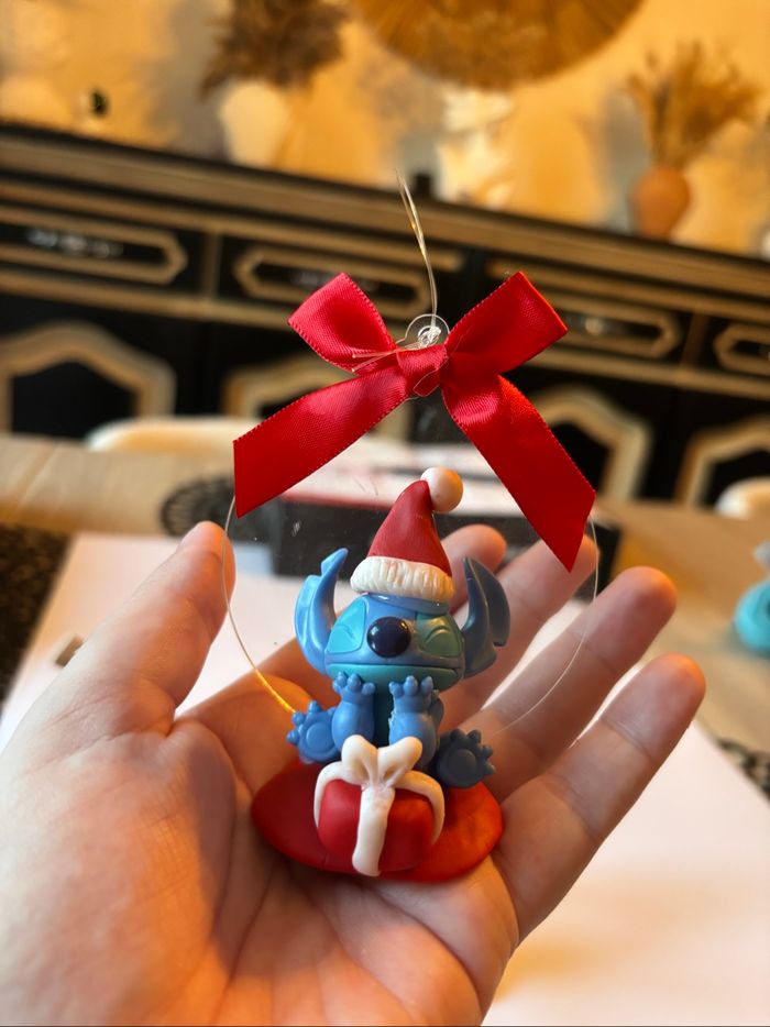 Lot de Boule de Noël 3D stitch - photo numéro 6