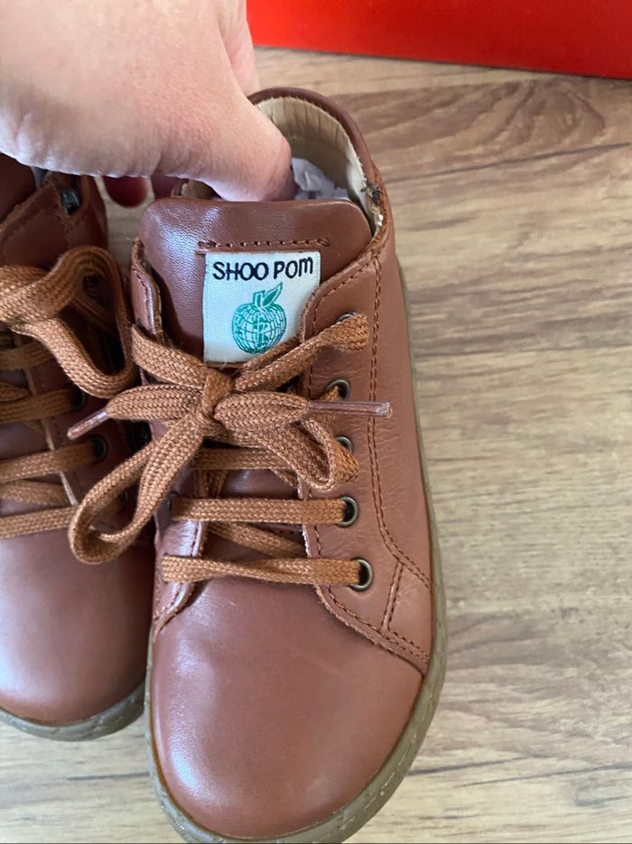 Wood zip chaussures souples cuir 27 shoopom - photo numéro 4