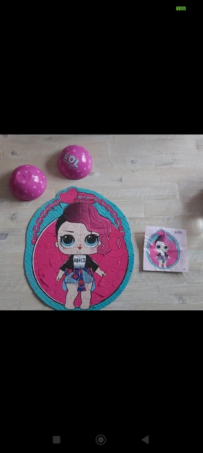 Puzzle LOL complet avec sa boîte de rangement en forme de boule - photo numéro 7