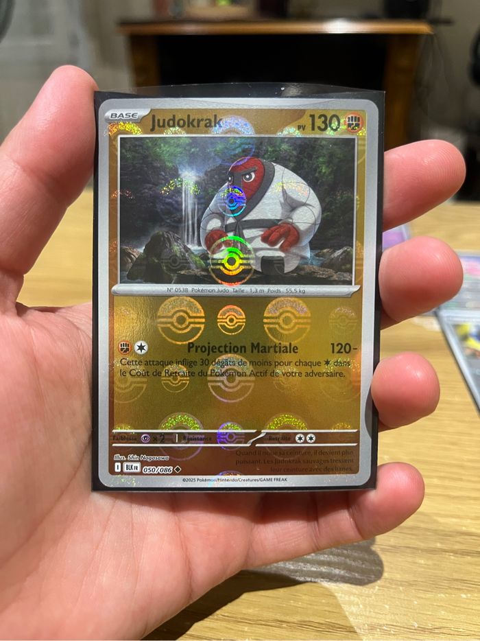 Judoka pokeball foudre noire 050/086