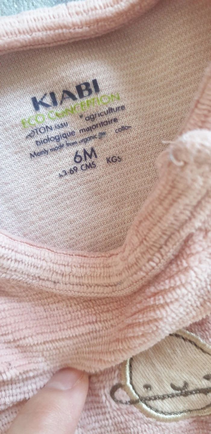 Lot de 4 grenouillères bebe fille 6 mois - photo numéro 4