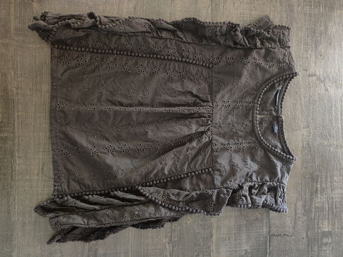 Blouse en broderie anglaise